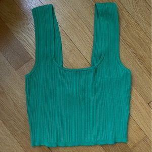 Kelly Green H&M Crop-top